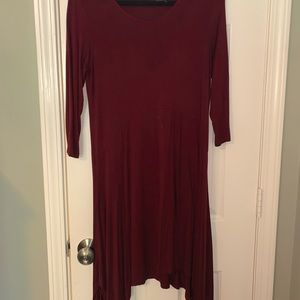 Burgundy Fall/Winter Dress